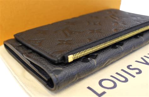 louis vuitton leather wallet.